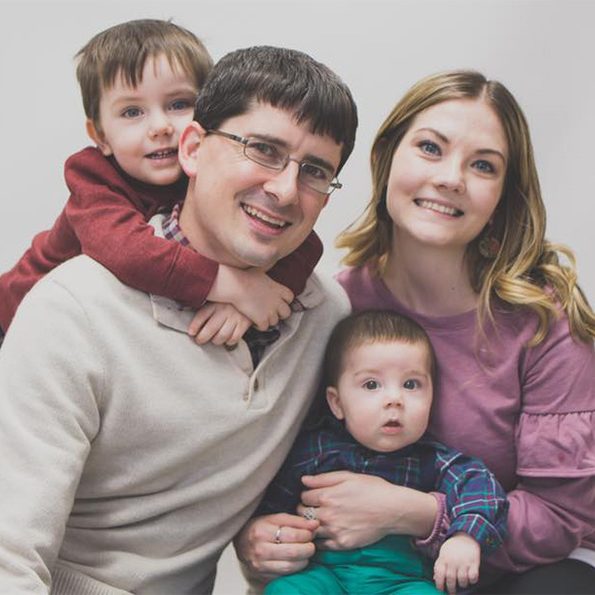 Chiropractor Clinton IA Trevor Tennant and family